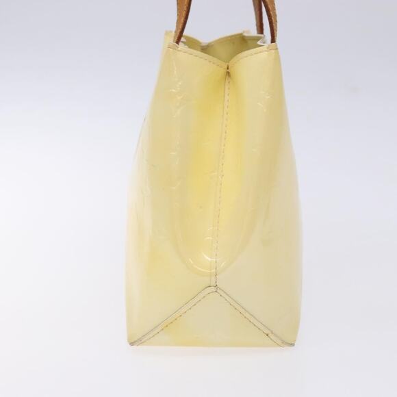 LOUIS VUITTON Monogram Vernis Reade PM Hand Bag Perle M91336 - Picture 5 of 12